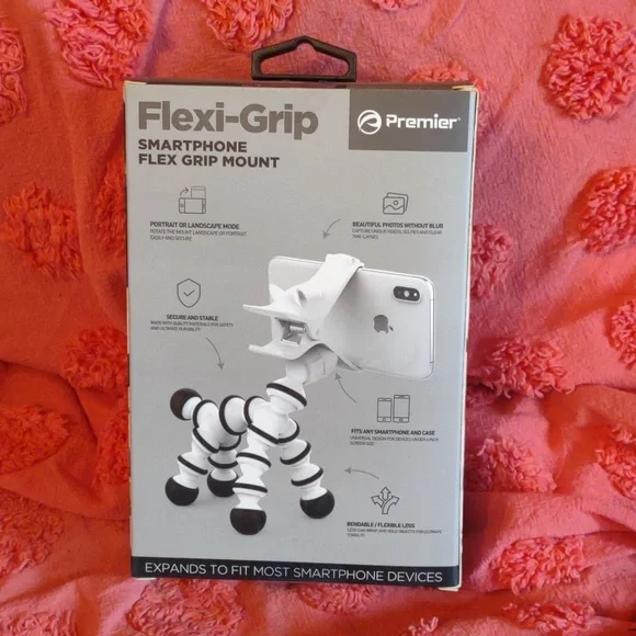 Cell phone holder Flex-Grip smartphone mount moveable - Picture 2 of 2